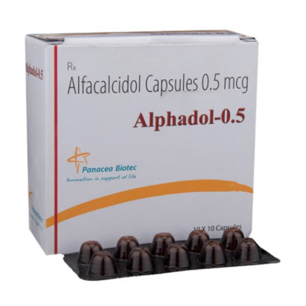 One-Alpha 0.5 mcg Soft Gelatin Capsule (Generic Equivalent)