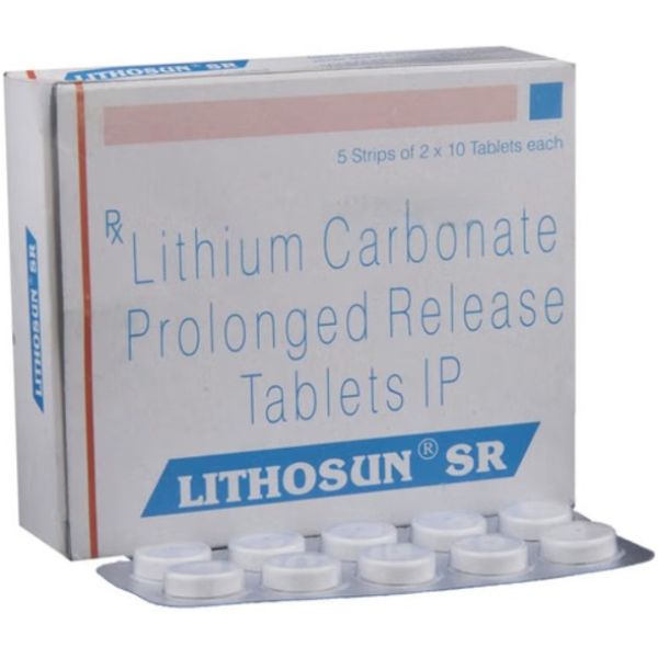 Lithium Carbonate 400 mg Tablet (Generic Equivalent)