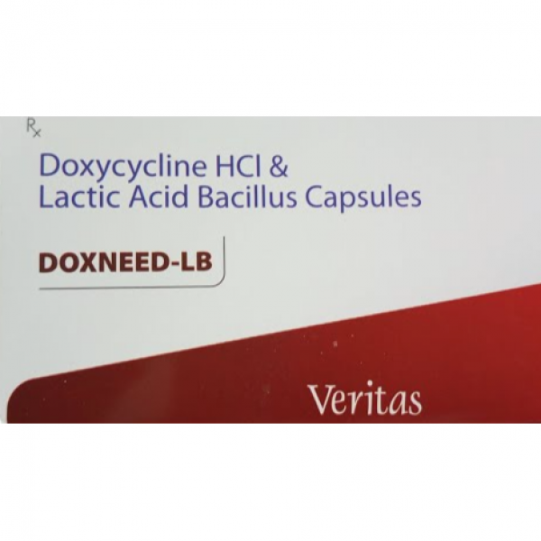 A box generic Doxycycline 100mg capsule