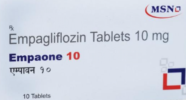 Box of generic Jardiance 10 mg Tablet - Empagliflozin 