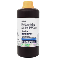 Betadine 5 Percent Solution 500ml Bottle - (BRAND)