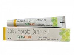 A box and tube of Crisaborole (2% w/w) Generic Ointment