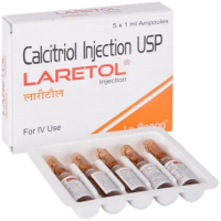 A box of Calcitriol (1mcg/ml) generic Injection