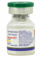 A glass ampoule of powdered Esomeprazole Sodium 40mg