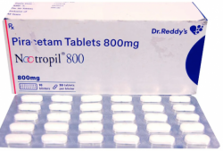 1 strip of  Piracetam 800mg Tablets
