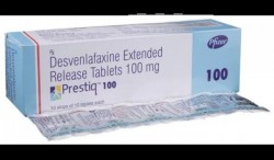 A box and one strips of generic desvenlafaxine succinate 100mg tablet