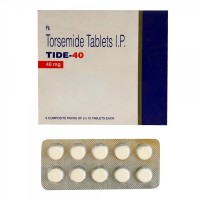 A pack of Generic Torsemide 40 mg Tablet