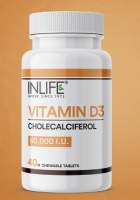 A bottle of Vitamin D3 Tablets